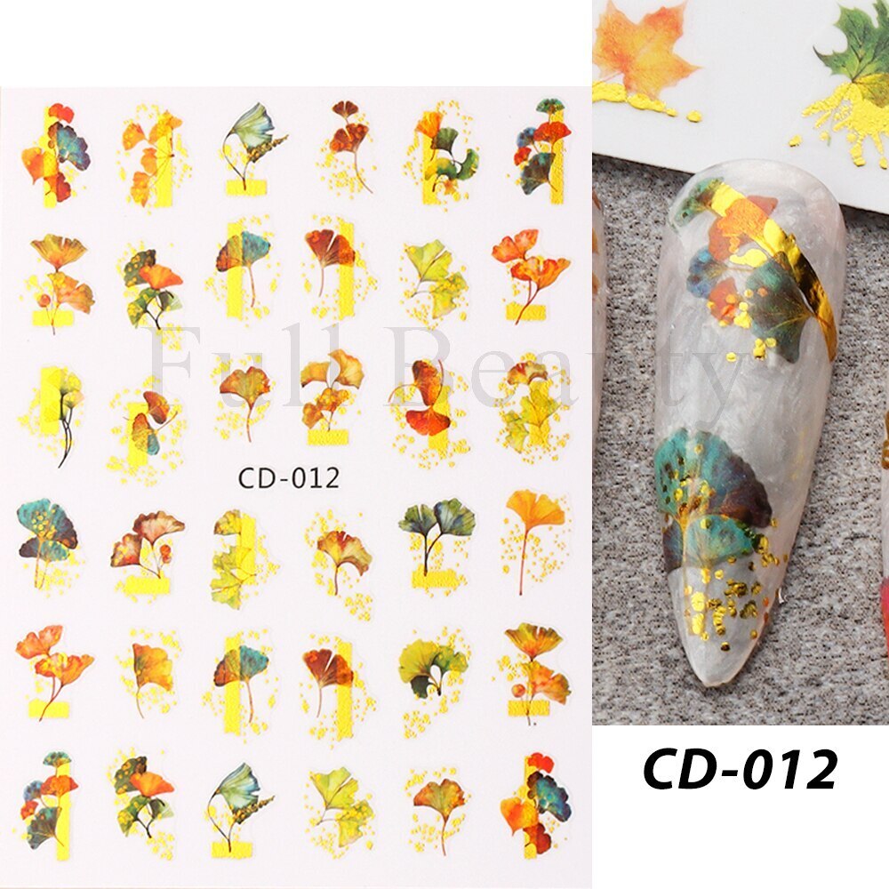 Стикер със златни орнаменти CD-012