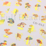 Стикер със златни орнаменти CD-012