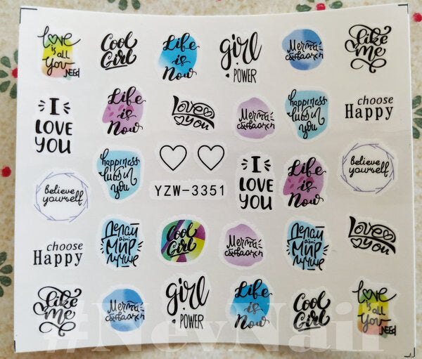 Стикер YZW3351