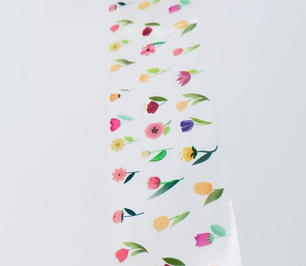 Фолио с цветя и лалета - 50cm.