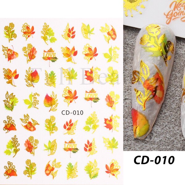 Стикер със златни орнаменти CD-010