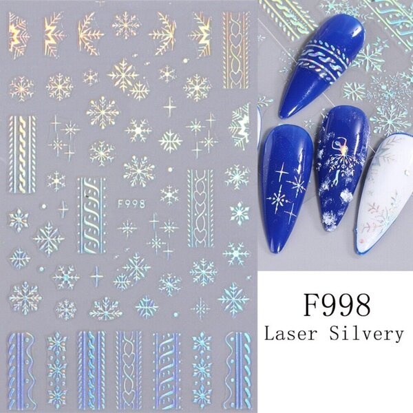 Стикер F-998 сребърен