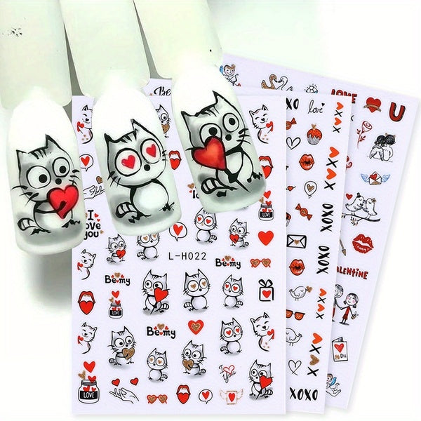 Стикер Влюбени котета