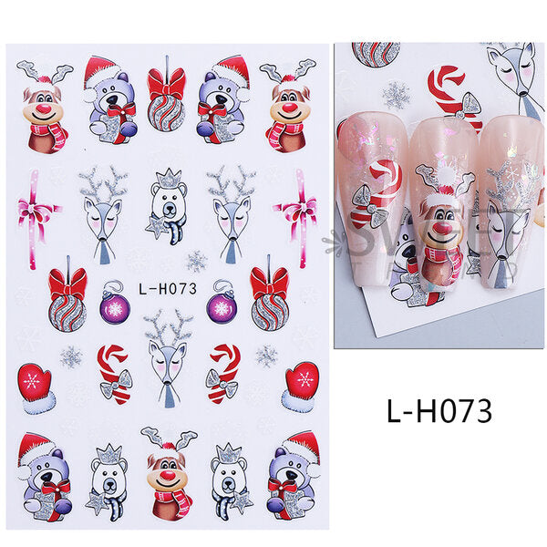 Стикер с брокат L-H073