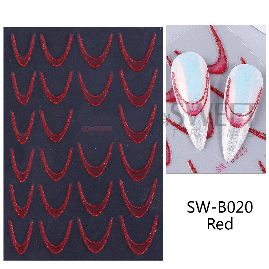 Стикер с брокат SW-B020