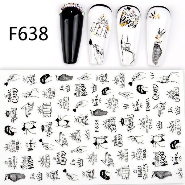 Стикер F-638
