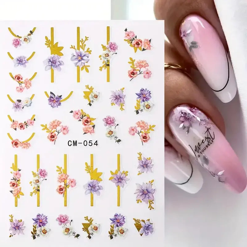 Стикер CM-054 със златни орнаменти